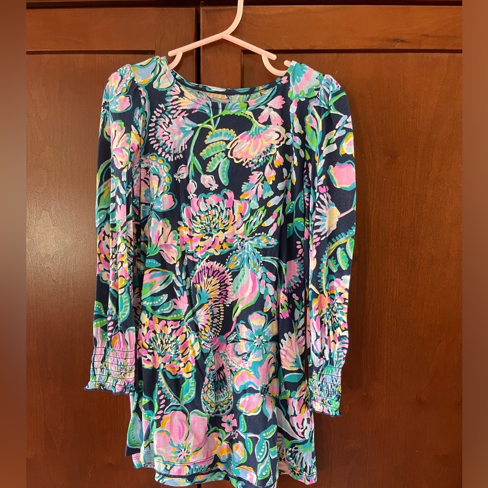 Girls Small long Sleeve, Lilly, Pulitzer dress. NWOT.